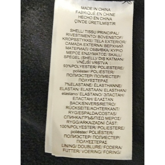 Black Ralph Lauren XS Full Zip and Button Winter Pea Coat NWOT - Picture 12 of 12